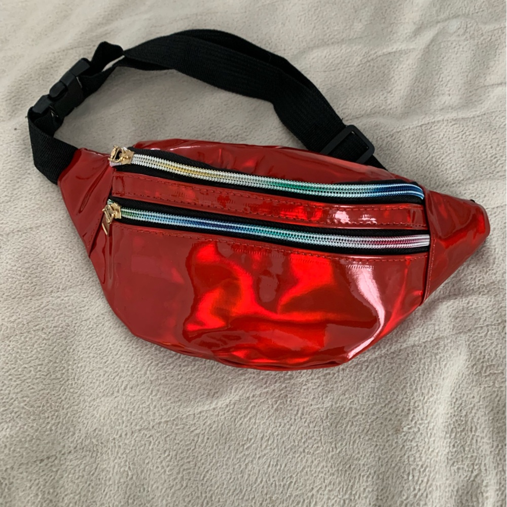Shiny Red Fanypack